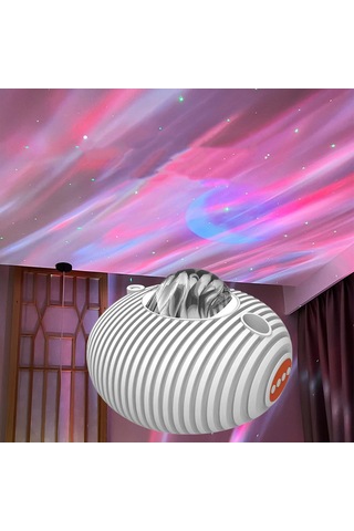 Homyl Oyun Odası Düğün Arabası Için Yıldız Projektörü Gece Işığı Çok Renkli