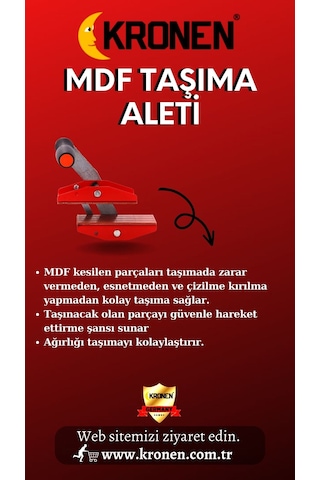 Kronen MDF Taşıma Aleti