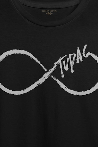 Tupac Shakur Sonsuzluk Makaveli Cartoon 2pac Baskılı Tişört Unisex T-shirt 001