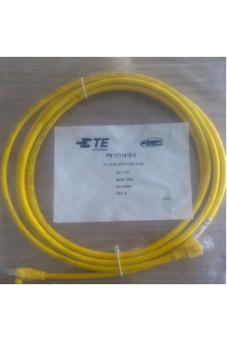 Amp Cat7 Cat6A S/Ftp 3 Mt Patch Cord Amp Cat7 Cat6A S/Ftp 3 Mt Patch Cord