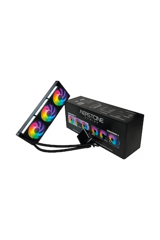 AERSTONE Coolvision 360mm LCD Ekranlı INTEL AMD uyumlu SIVI Soğutucu