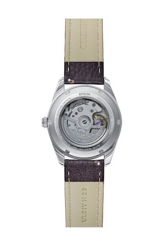 Orıent Ra-ac0r03y30b Otomatik Deri Kahverengi 39 Mm Erkek Kol Saati Metalik