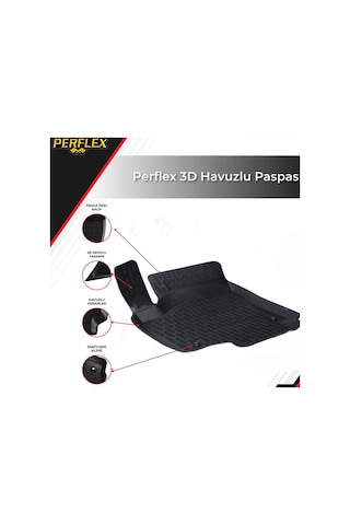 3d Paspas Siyah Opel Zafıra B 2006--2011