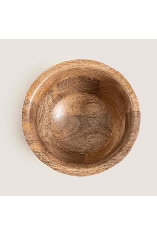 Foglia Ahşap Sunum Kasesi 25x25x11cm Natural Naturel