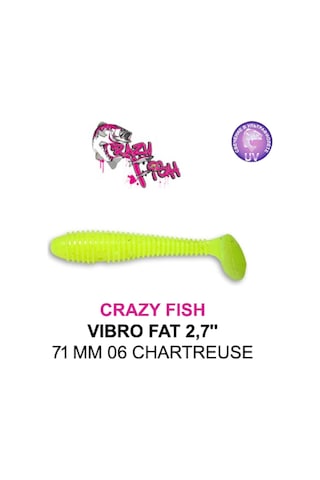 Crazy Fısh Vıbro Fat 71 Mm Aromalı Silikon Yem
