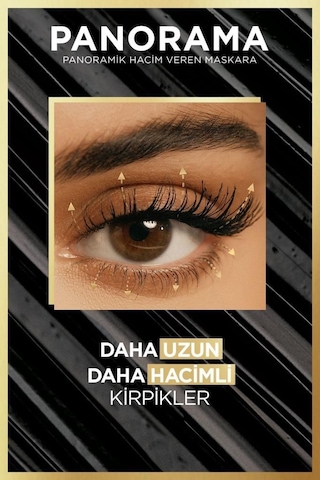 L'Oréal Paris Panorama Hacim Veren Maskara Kahverengi