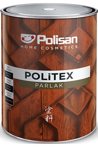 Polisan Politex Lüx Vernik Ahşap Koruyucu Parlak Ceviz 2,5l Polisan Politex Lüx Vernik Ahşap Koruyucu Parlak Ceviz 2,5l