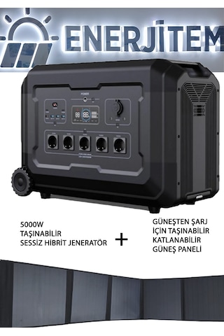 Elektrikli Araç Paket 3 , 5 Kw 5000 W Sessiz Hibrit Jeneratör