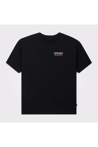 Converse Kadın Baskılı Siyah T-shirt
