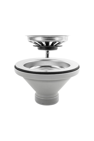 Premium Çöpmak Damlalıklı Teleskopik Lavabo Ve Evye Sifonu Gider Borusu Akordiyon Plastik Siyah