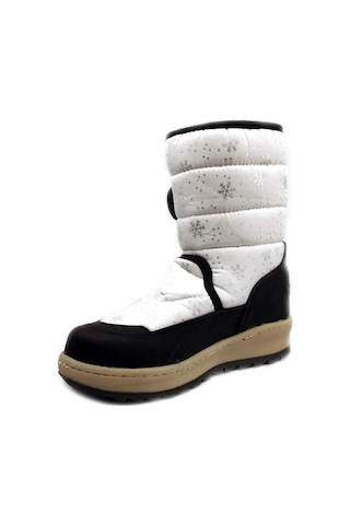 Ayakkabımood Le Petit Beyaz Kar Desenli Içi Kürklü Kız Çocuk Kar (509304863)