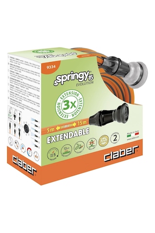 Claber 9334 Sprıngy Hortum Set Makaralı Sihirli Hortum 1/2''-5.15
