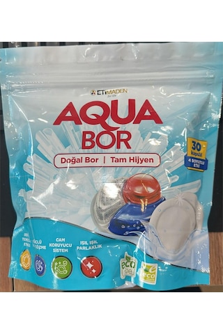 Eti Maden Aqua Bor Bulaşık Makinesi Tableti 30'lu