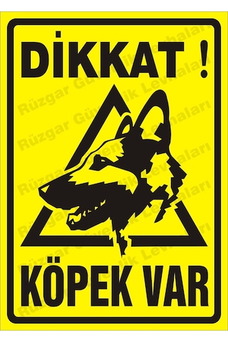 Dikkat Köpek Var Uyarı Levhası (300725844)
