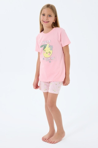 Rolypoly Kız Çocuk Pembe Şort Takım Rp3777-c-v2 Pembe