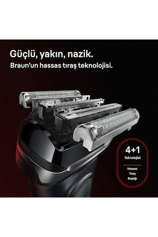 Braun Series 9 Sport Elektrikli Tıraş Makinesi, Islak Ve Kuru, 60 Dakikaya Kadar, 9110s