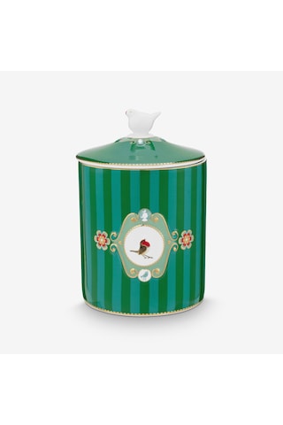 Pip Studio Yeşil Porselen Saklama Kabı 1300 Ml