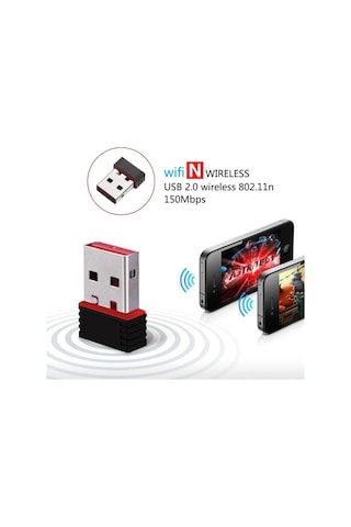 Sagace 150 Mbps USB Mini Nano Wi-Fi Alıcı Wireless Adaptör 802.11N