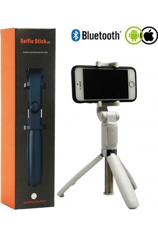 Selfie Stick L01 Bluetooth Kumandalı Selfie Çubuğu Tripod Monopod 5545