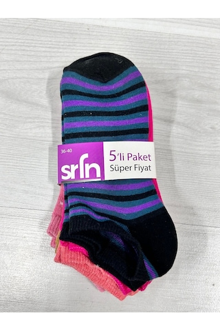 Şirin Bayan Patik Çorap 335 5li Çok Renkli