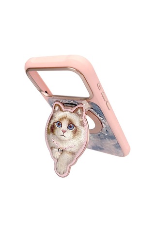 Nimmy Manyetik 3d Nakışlı Kolyeli Telefon Standı Cihaz Desteği Kolye Detaylı Fonksiyonel Stant