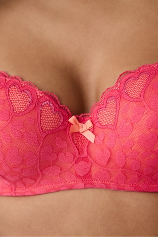 Penti Lotus Broderie Straplez Sütyen - Loves Paris Koleksiyonu Ahududu