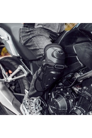 Evrensel Motosiklet Ve Bisiklet İçin 4 Parça Diz Ve Dirsek Koruyucu Seti - Eva/pu Malzeme