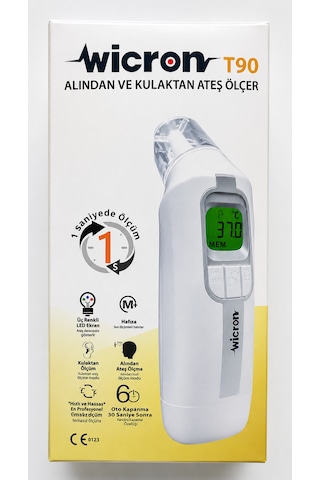 Alından Ve Kulaktan Ateş Ölçer Termometre