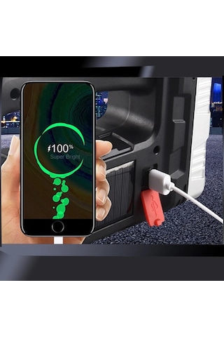 El Feneri Solar Panelli Ledli Powerbank Cob Fener