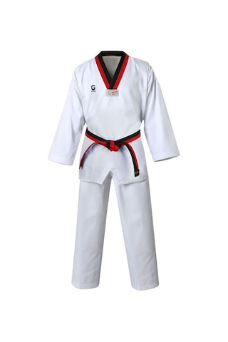 Dizispor Top Glory Fitilli Pum Yaka Taekwondo Elbisesi Dobok Beyaz