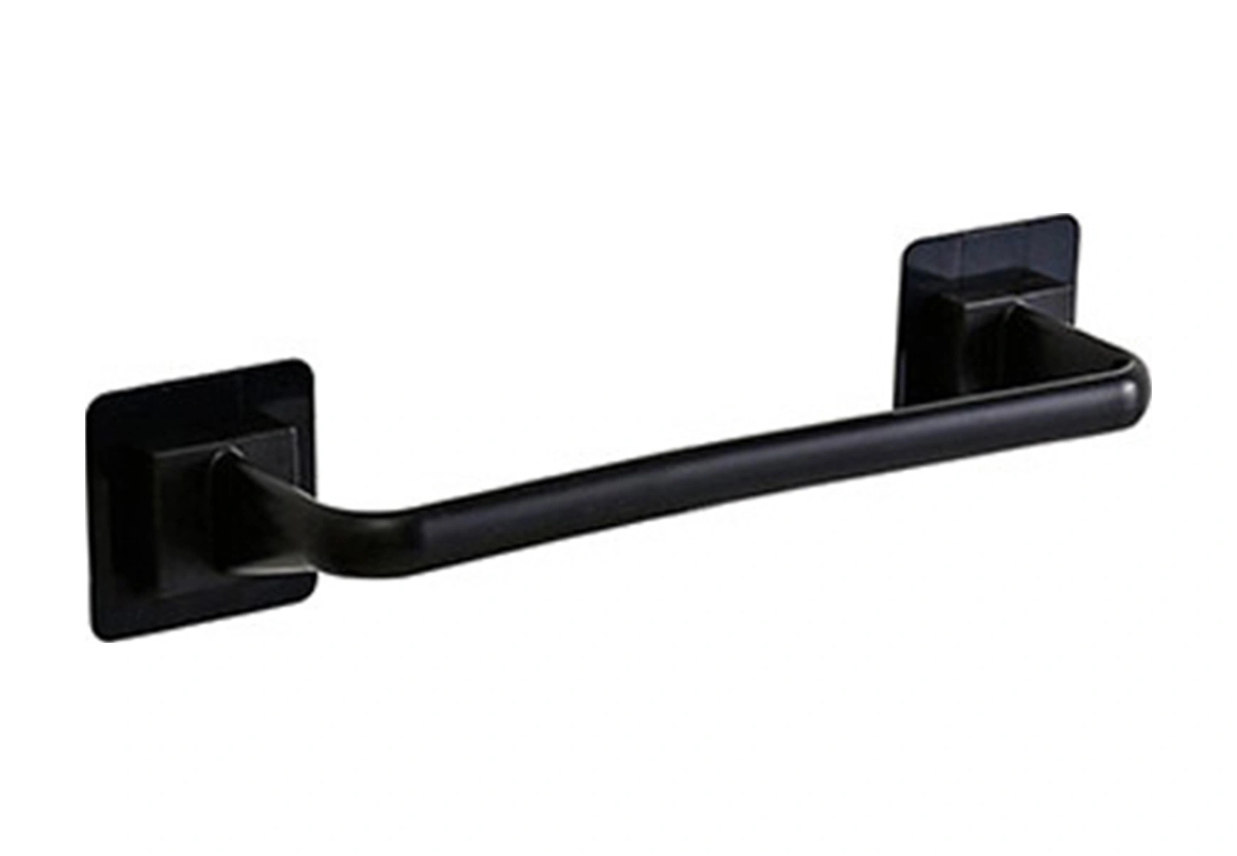 Lemestar Küçük Siyah 2630 Deliksiz Yüksek Dayanıklı Duvar Tipi Mutfak/banyo Havlu-pot Kapağı Depolama Rafı Diğer