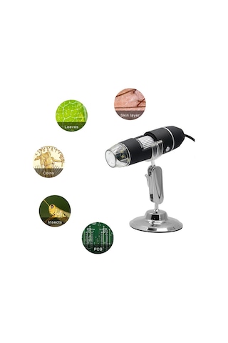 Bushman 1000x 2.mp Usb Cmos 8 Led Digital Mikroskop