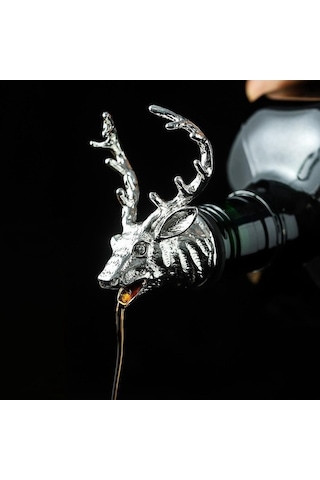 Trendooze Homyl Geyik Başı Şarap Dökücü, Bar Aletleri İçin Diğer