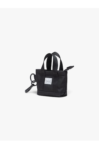Herschel Heritage Tote Mini Çanta, Anahtarlık Charm Uniseks Siyah Çanta - 80014