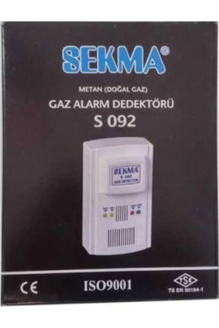 Sekma S-092 Doğalgaz Alarm Dedektörü Gaz Alarm Cihazı