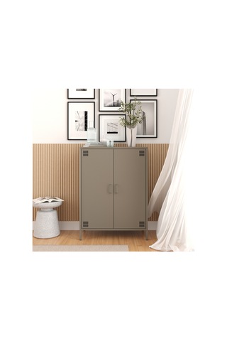 Metal Dolap 2 Kapılı 80,50 X 40 X 109,50 Cm Ral 7039 Acıbadem Antrasit