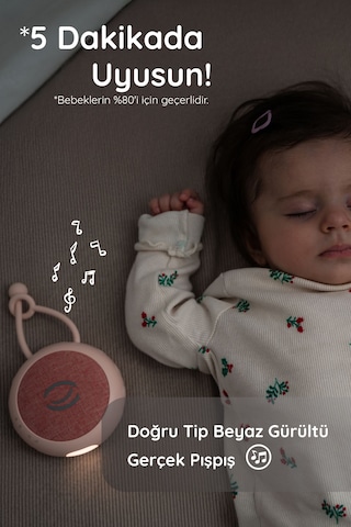 Beyaz Gürültü Cihazı Pışpışlı Ninnili Radyasyon İçermeyen Bebek Uyku Arkadaşı