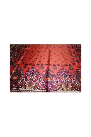 Tikitonki Nar Çiçeği Renkli Kare Kesim Eşarp - 90x90 Canlı Ve Şık Aksesuar Nar Çiçeği Nar Çiçeği