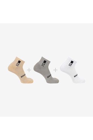 Salomon Everyday Ankle 3-pack Çorap-27428 Krem