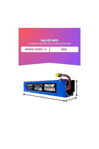 Navee N65 Uyumlu Batarya Maksimum Kapasite 48v 20.000mah Elektrikli Scooter Bataryası Diğer