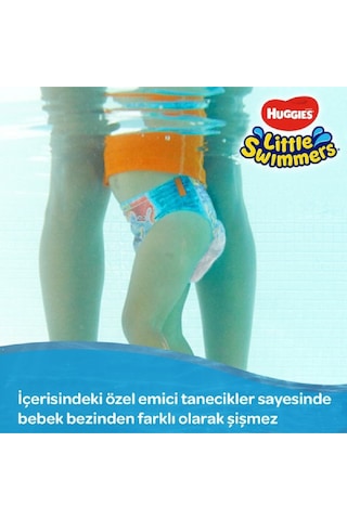 Huggies Little Swimmers Mayo Bebek Bezi 5-6 Yaş 11x6 66 Adet 5 - 6 Numara