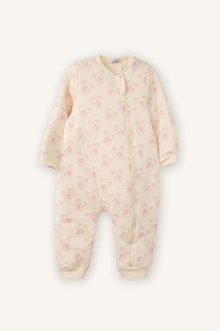 Defacto Kız Bebek Desenli Tulum G7774a526sper153 Ekru-er153