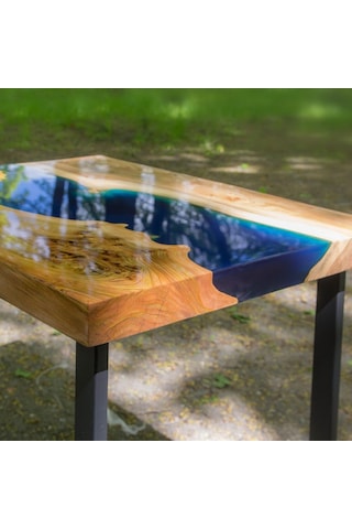 Ultra Şeffaf Döküm Tipi Epoksi Reçine 6 Kg Set Epoxy Masa Sehpa İ