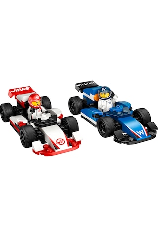 LEGO® City F1® Williams Racing ve Haas F1® Yarış Arabaları 60464 - 4 Yaş ve Üzeri Çocuklar için Yaratıcı Oyuncak Yapım Seti (92 Parça)