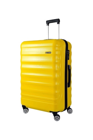 Vegmann Delphin Sarı Büyük Boy Valiz