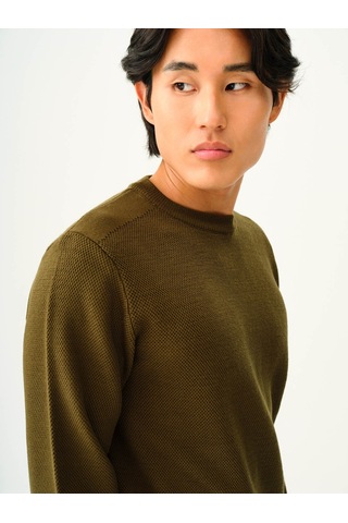 Loft Erkek Kazak Koyu Haki Lf2036726 25kp69000063 P69195 Koyu Haki