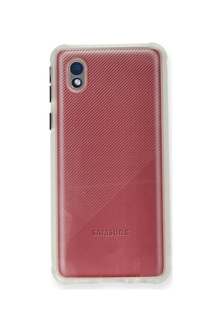 Samsung Galaxy Uyumlu A01 Core Kılıf Miami Şeffaf Silikon - Şeffaf Renk