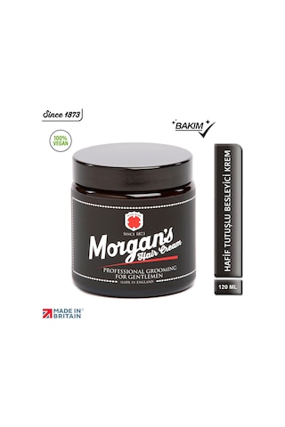 Morgan's Pomade Gentelman's Hair Cream - Nemlendirici Doğal Tutuşlu Şekillendirici Krem 120 ML