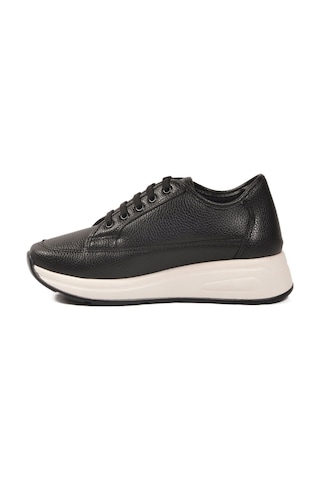 Pierre Cardin Siyah Beyaz Hafif Bağcıklı Kadın Casual Ayakkabı Pc-54779 Z Siyah-beyaz