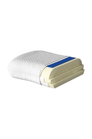 Ikea Ramslöksmal Ergonomik Yastık, Mavi-beyaz, 41x52 Cm, Soğuk Tutan Ürün / Çok Yönlü